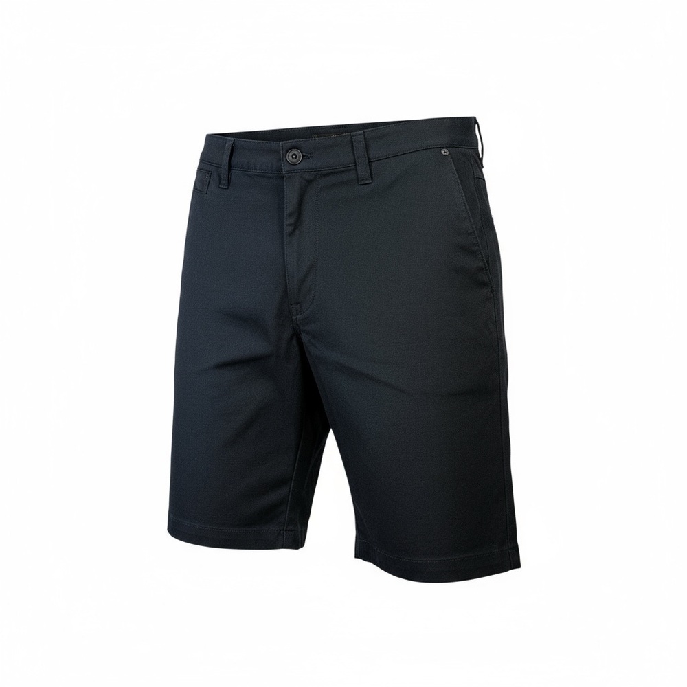 Volcom Men’s Vmonty Flat Front Stretch Chino Shorts Size 36 Dark Navy NEW W/Tags